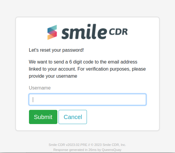 Forgot Password Step 1